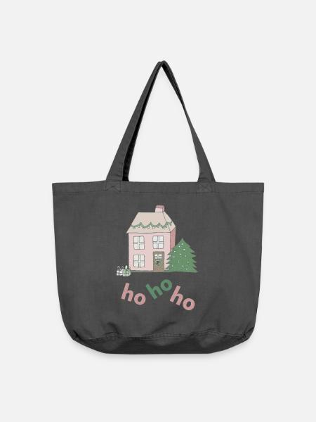 weihnachtshaus Style - Vintage-Washed Shopper - Vintage Schwarz