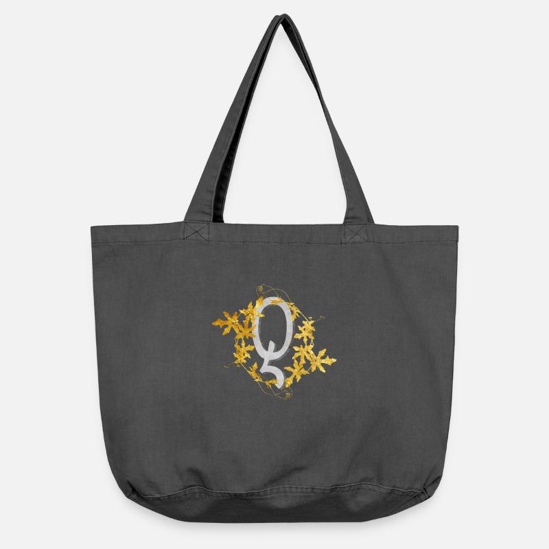 monogram-Q - Vintage-washed Shopper - vintage black