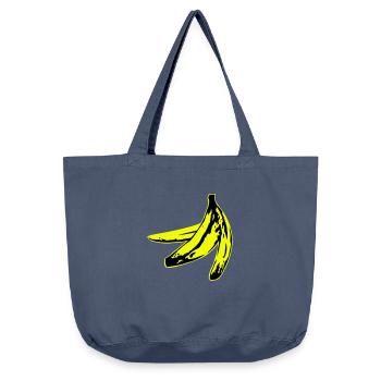 warholish banana peel - Sac cabas vintage délavé - vintage bleu jeans - Devant