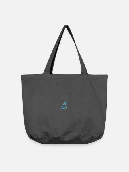 Lass uns tanzen - Vintage-Washed Shopper - Vintage Schwarz