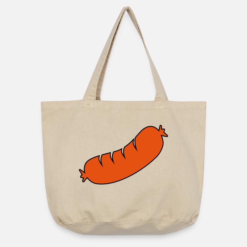 sausage - Vintage-washed Shopper - vintage sand 