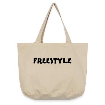 freestyle2_vec_1fr - Sac cabas vintage délavé - sable vintage  - Devant