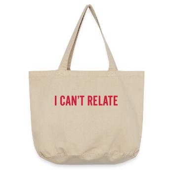 I can't relate - Vintage-washed Shopper - vintage sand  - Front