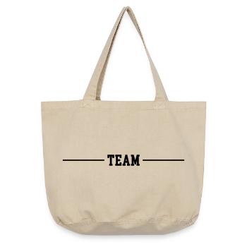 Team Strich - Vintage-Washed Shopper - Vintage Sand  - Vorne