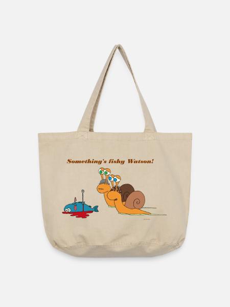 Sherlock Holmes Schnecke - Vintage-Washed Shopper - Vintage Sand 