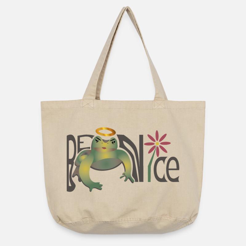 Be Nice - Vintage-washed Shopper - vintage sand 