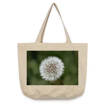 Nahaufnahme einer Pusteblume - Poster. - Vintage-Washed Shopper - Vintage Sand  - Vorne