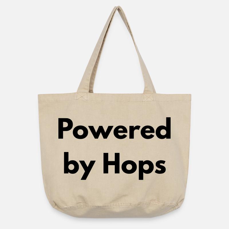 Angetrieben von Hops - Vintage-Washed Shopper - Vintage Sand 