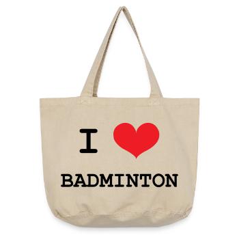 Badminton - Sport - Raquette - Sac cabas vintage délavé - sable vintage  - Devant