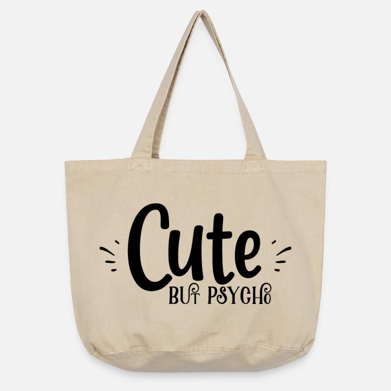mignon mais psyché - Sac cabas vintage délavé - sable vintage 