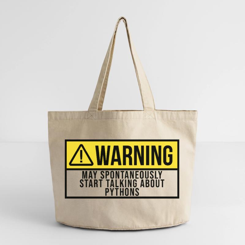 Python Vintage-Washed Shopper