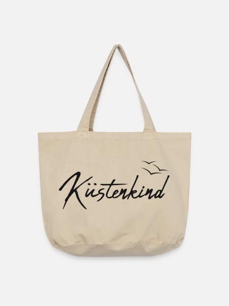 Küstenkind - Vintage-Washed Shopper - Vintage Sand