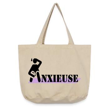 anxious - Vintage-washed Shopper - vintage sand  - Front