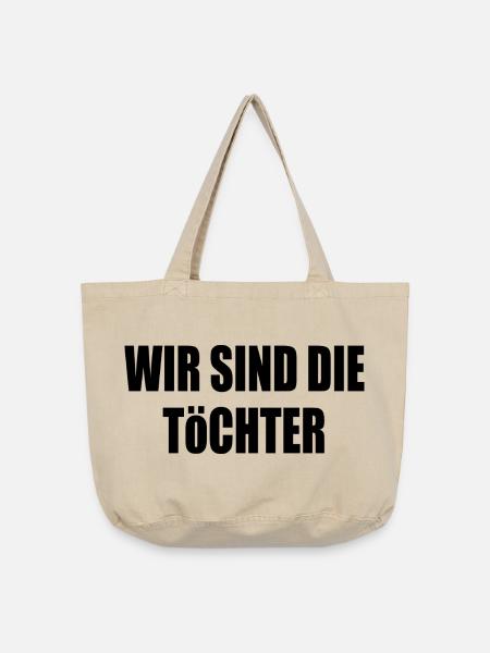 wir sind die töchter - Vintage-Washed Shopper - Vintage Sand