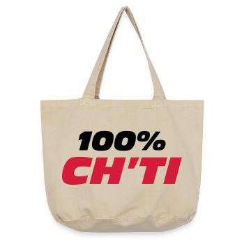 100% Ch'ti - Vintage-Washed Shopper - Vintage Sand  - Vorne