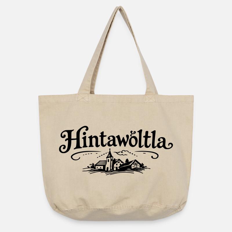 Hintawötla - Vintage-washed Shopper - vintage sand 
