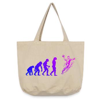 Handball Liebe zum Anziehen für Männer - Vintage-Washed Shopper - Vintage Sand  - Vorne