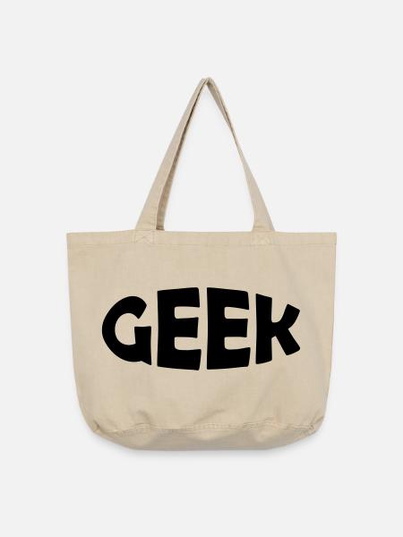 GEEK - Vintage-Washed Shopper - Vintage Sand