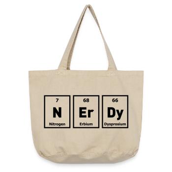 nerd geek nerdy - Vintage-Washed Shopper - Vintage Sand  - Vorne