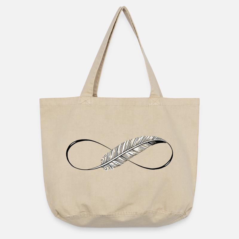 Cute Lines Infinity Spring - Vintage-washed Shopper - vintage sand 