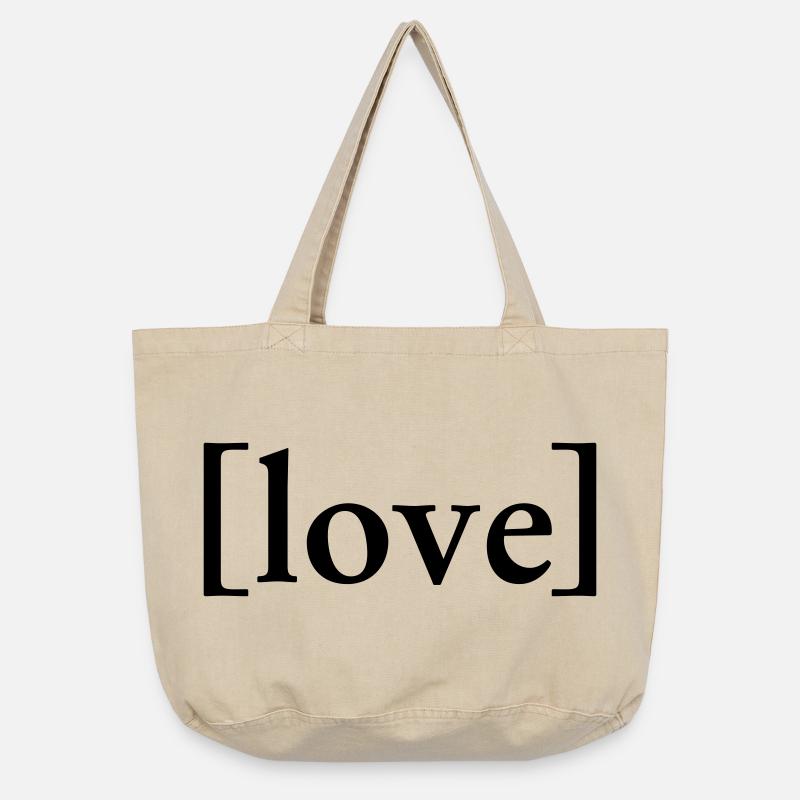 Amour - Sac cabas vintage délavé - sable vintage