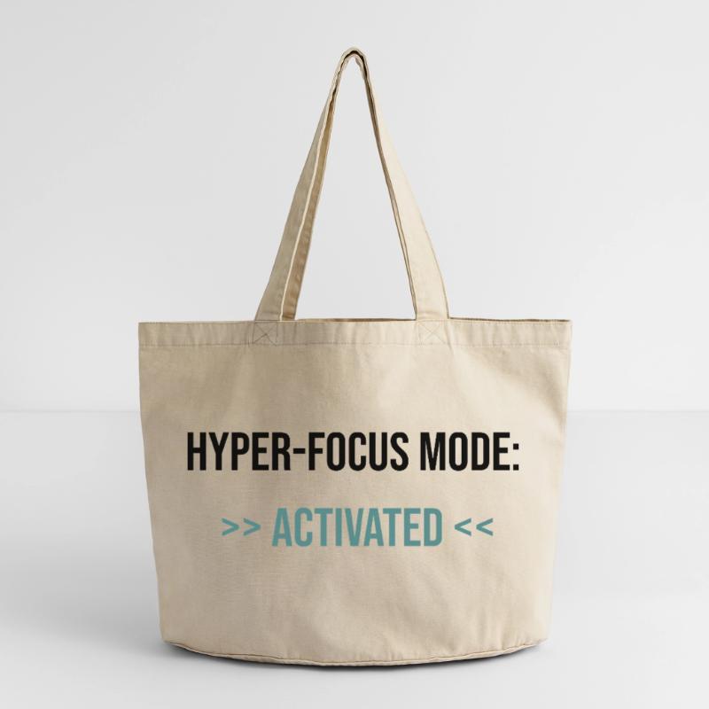 Mode Hyper-Focus : Activé - Déclaration Sac cabas vintage délavé
