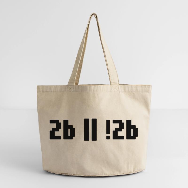 2b ou pas 2b – Programmeur de Shakespeare Hamlet Sac cabas vintage délavé