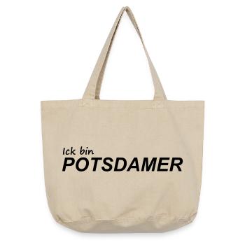 ICK BIN POTSDAMER - Vintage-Washed Shopper - Vintage Sand  - Vorne