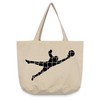 gardien de but - Sac cabas vintage délavé - sable vintage  - Devant