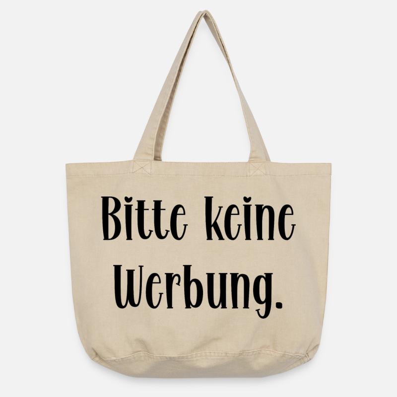 Bitte keine Werbung - Vintage-Washed Shopper - Vintage Sand 