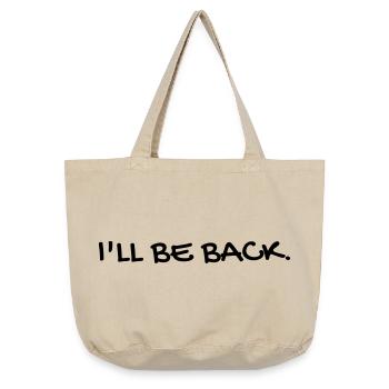 Cinema - Quotes - Film - Citations - Zitat - Humor - Vintage-washed Shopper - vintage sand  - Front