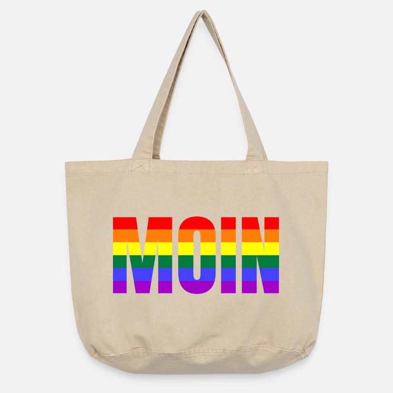 MOIN REGENBOGEN - Vintage-Washed Shopper - Vintage Sand 