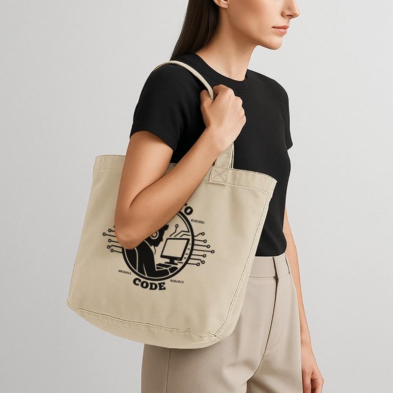 Programmierer, der zum Programmieren geboren wurde Programmierer Vintage-Washed Shopper