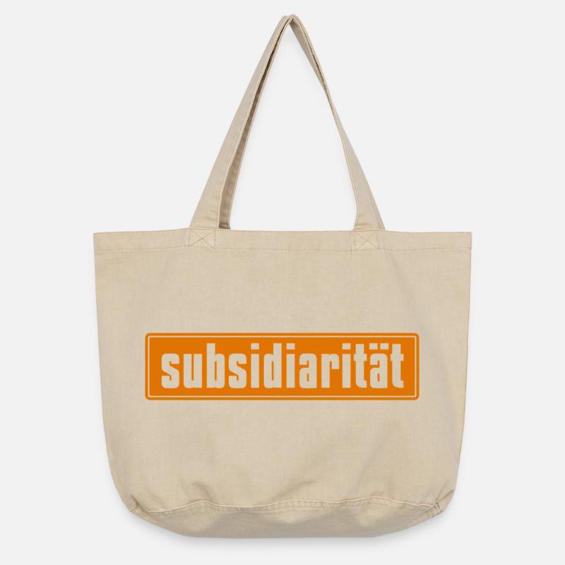 Abstrakte Farbexplosion auf Leinwand - Vintage-Washed Shopper - Vintage Sand