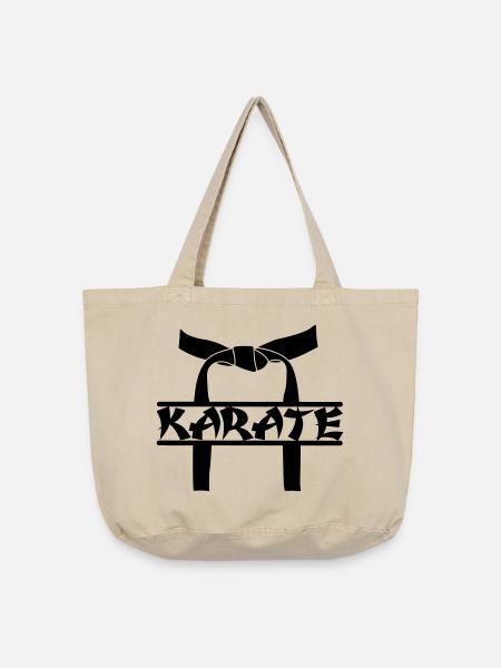 OBI Karate-Auszeichnung - Vintage-Washed Shopper - Vintage Sand