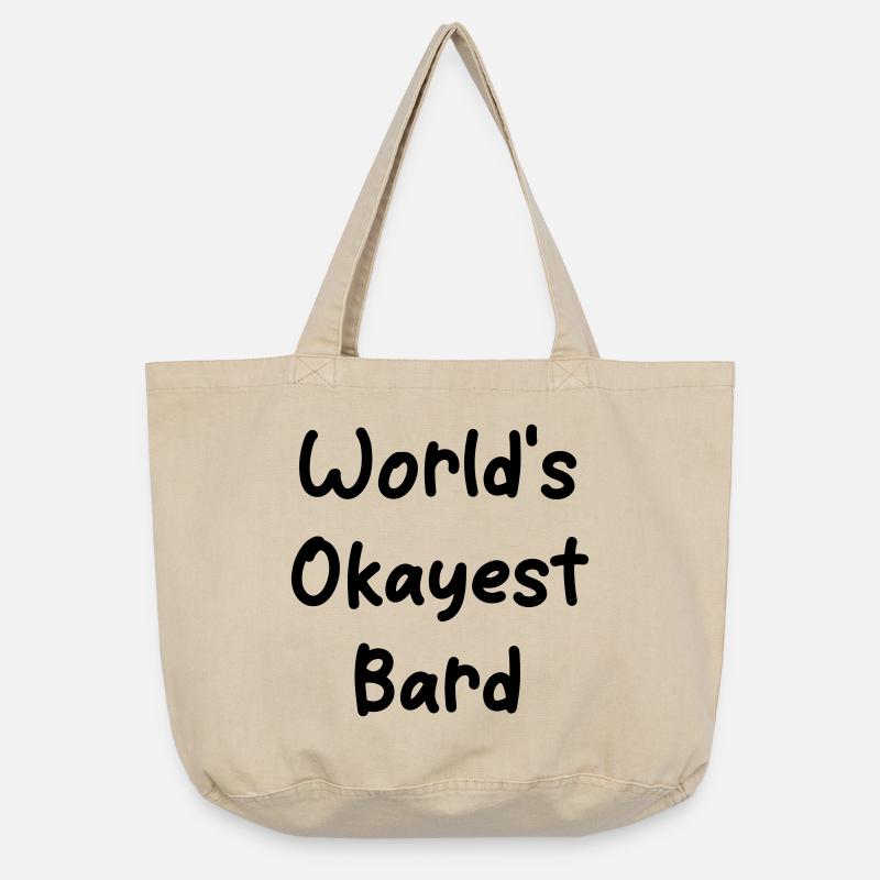 Le barde le plus correct du monde - Sac cabas vintage délavé - sable vintage