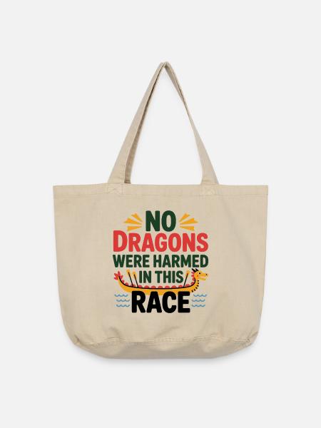 Drachenboot-Festival - Vintage-Washed Shopper - Vintage Sand