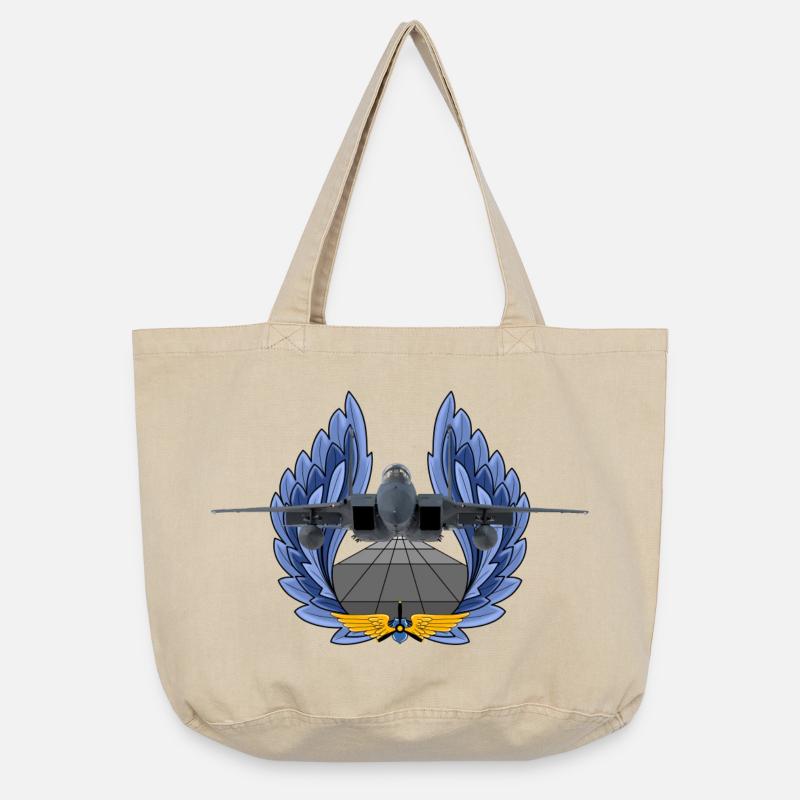 F-15 Eagle - Sac cabas vintage délavé - sable vintage 