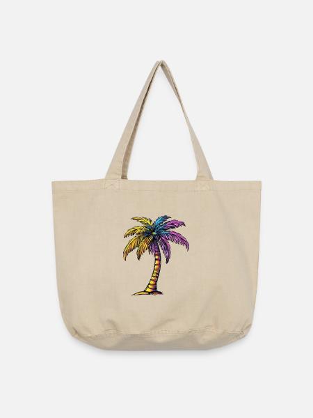 Palme Strand - Vintage-Washed Shopper - Vintage Sand 