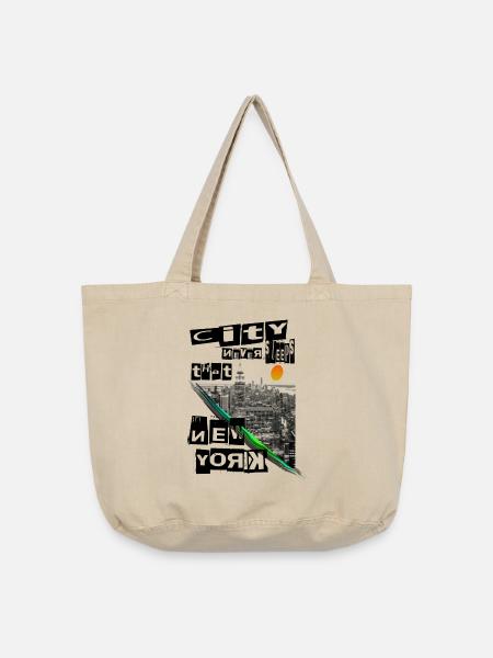 New York - Vintage-Washed Shopper - Vintage Sand