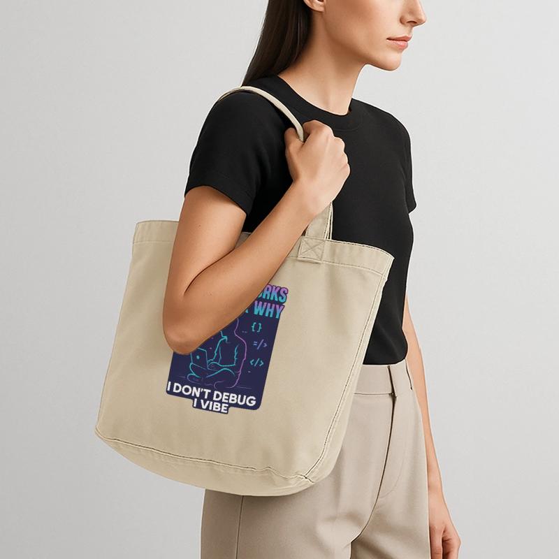 My Code Works Don't Ask Why – Funny Programming Vintage-washed Shopper