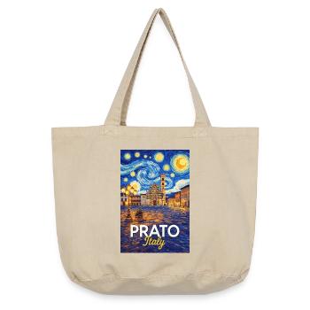 Prato, Italien. - Vintage-Washed Shopper - Vintage Sand  - Vorne