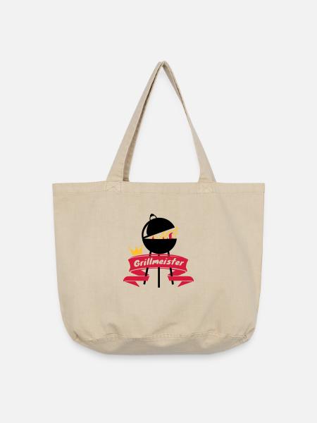 Grillmeister - Vintage-Washed Shopper - Vintage Sand 