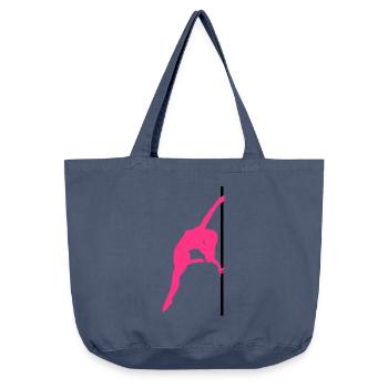 Pole Dance - Vintage-Washed Shopper - Vintage Denim - Vorne