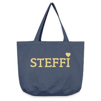 steffi_1 - Vintage-Washed Shopper - Vintage Denim - Vorne