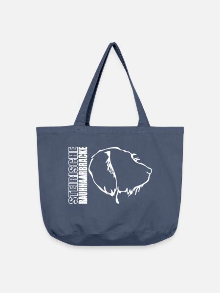 STEIRISCHE RAUHHAARBRACKE PROFIL - Vintage-Washed Shopper - Vintage Denim