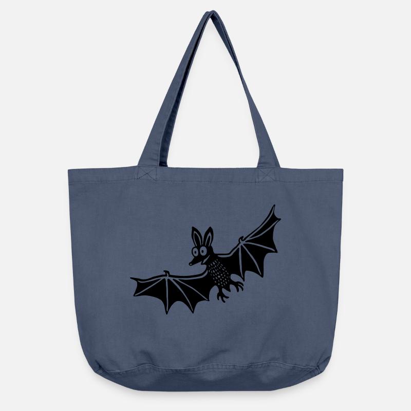 Fledermaus 3 - Vintage-Washed Shopper - Vintage Denim