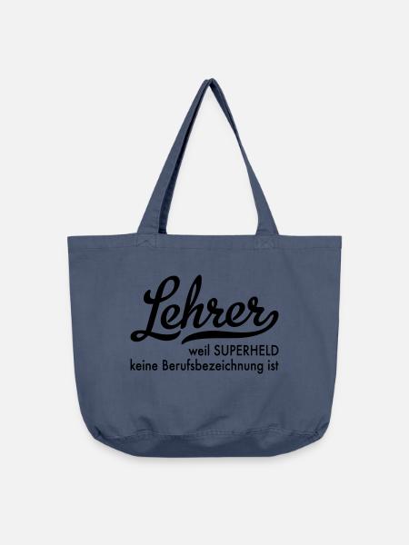Lehrer - Vintage-Washed Shopper - Vintage Denim