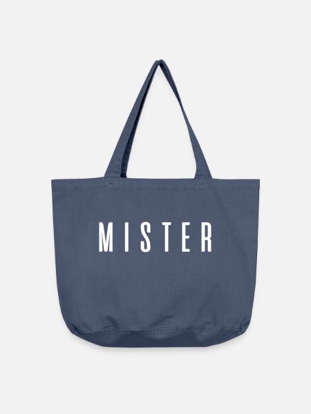 Mister ! Geschenkidee Sprüche - Vintage-Washed Shopper - Vintage Denim