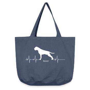 Boxer Shirt-Heartbeat - Vintage-Washed Shopper - Vintage Denim - Vorne